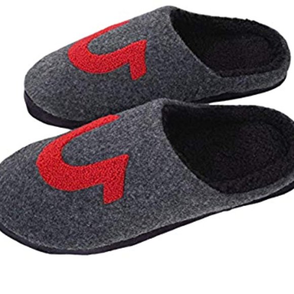 True Religion Horseshoe  Polar Fleece Slippers - Picture 1 of 2